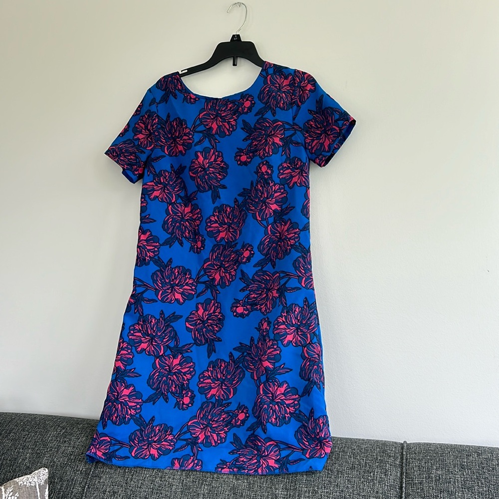 J Crew tropical Dress -Light fabric- Vibrant color size 00 (looks an average sm)